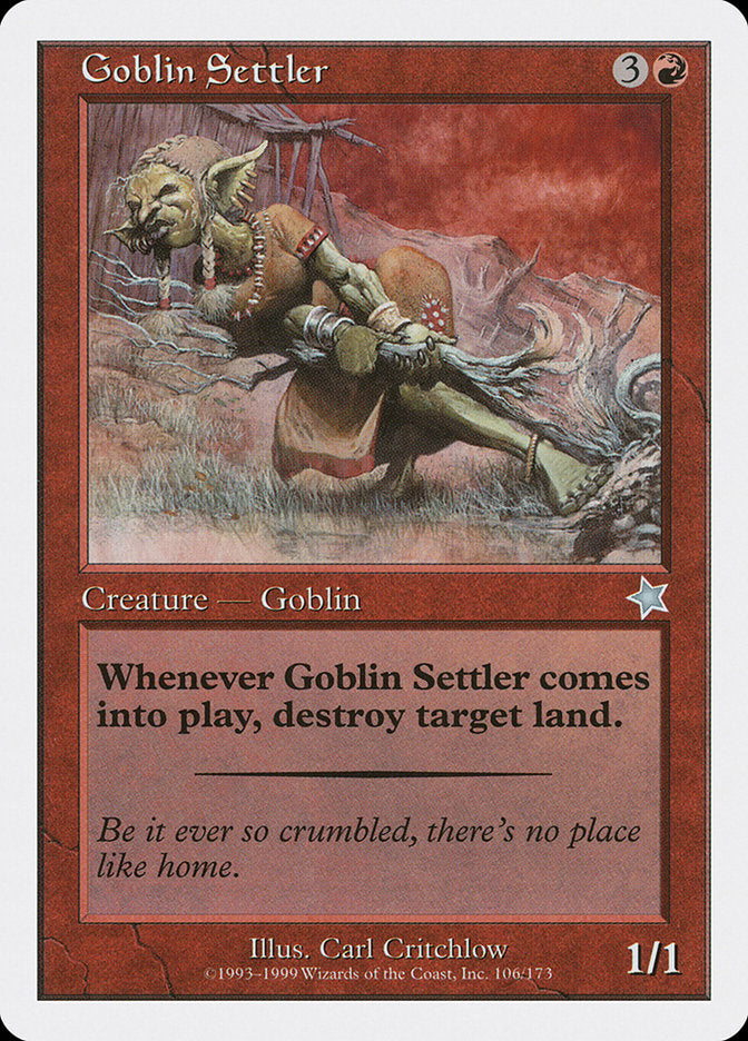 Goblin Settler [Starter 1999] | Fandemonia Ltd