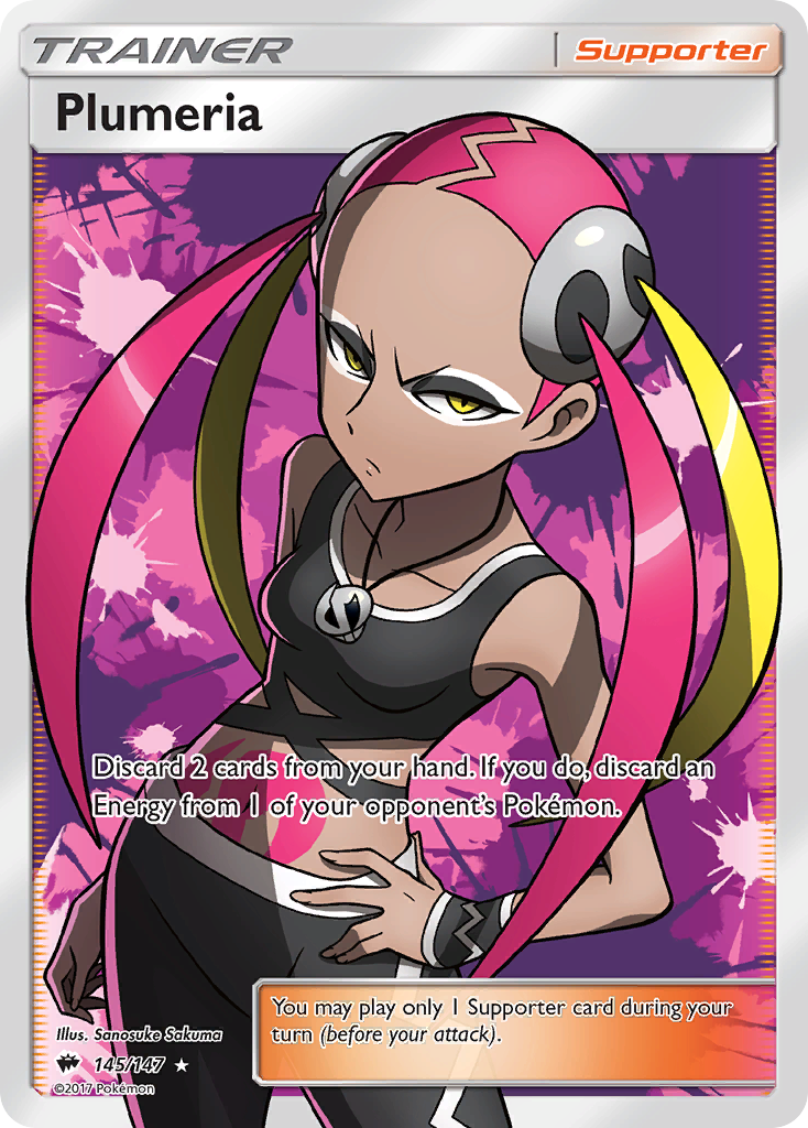 Plumeria (145/147) [Sun & Moon: Burning Shadows] | Fandemonia Ltd