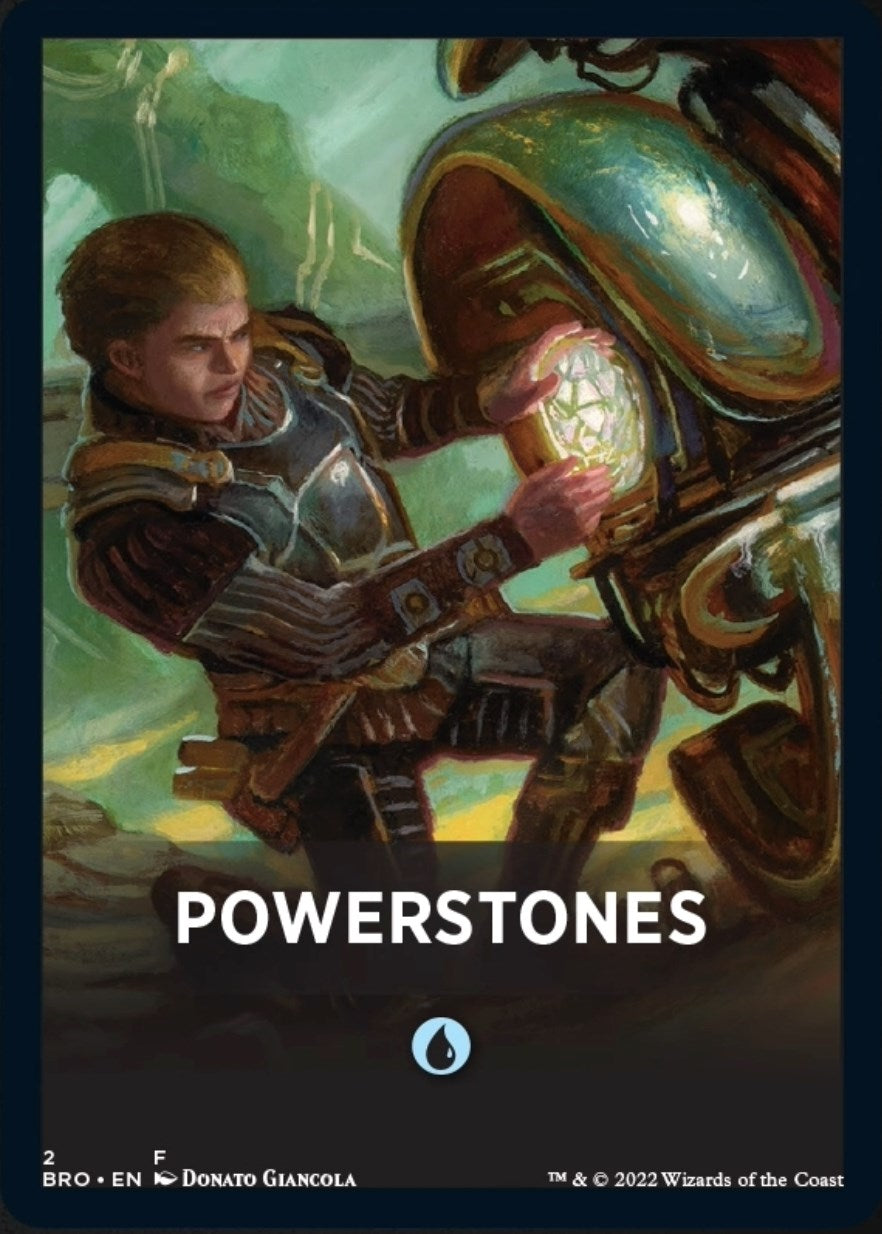 Powerstones Theme Card [The Brothers' War Tokens] | Fandemonia Ltd