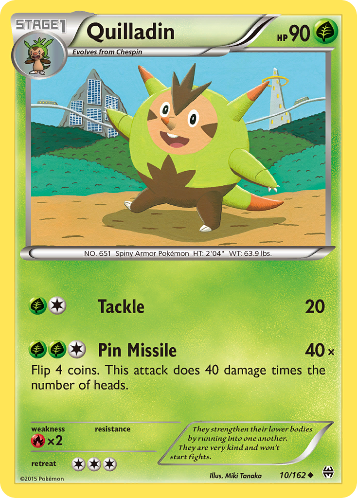 Quilladin (10/162) [XY: BREAKthrough] | Fandemonia Ltd