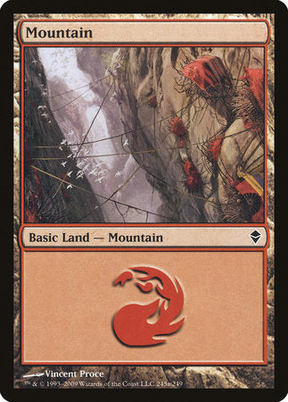 Mountain (245a) [Zendikar] | Fandemonia Ltd