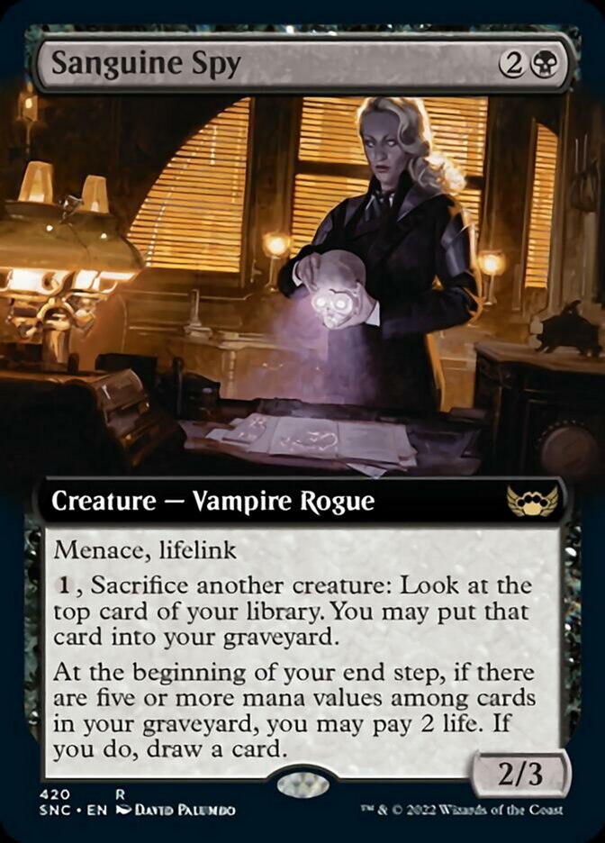 Sanguine Spy (Extended Art) [Streets of New Capenna] | Fandemonia Ltd