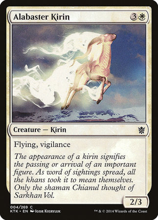 Alabaster Kirin [Khans of Tarkir] | Fandemonia Ltd