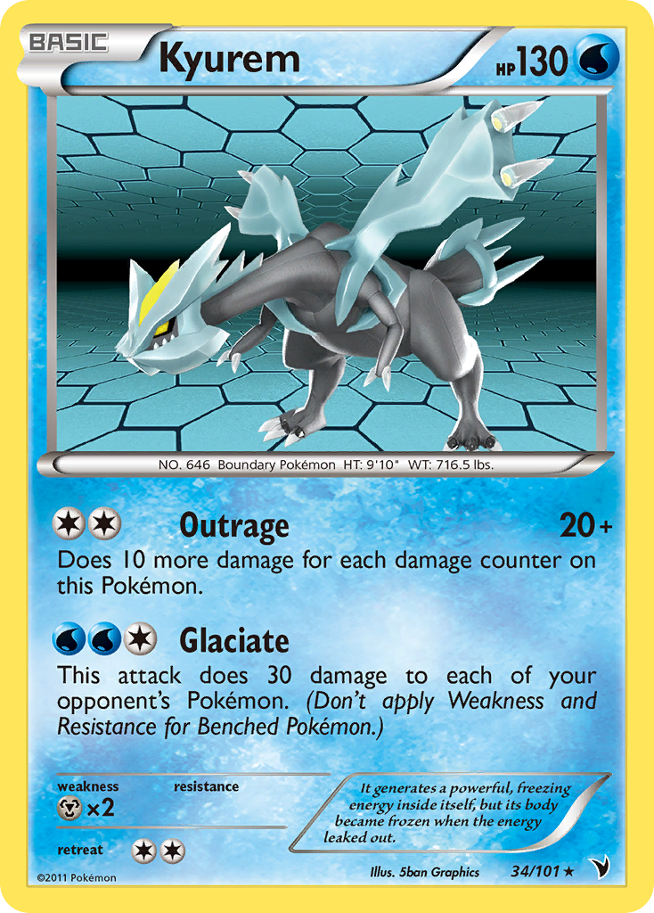 Kyurem (34/101) [Black & White: Noble Victories] | Fandemonia Ltd