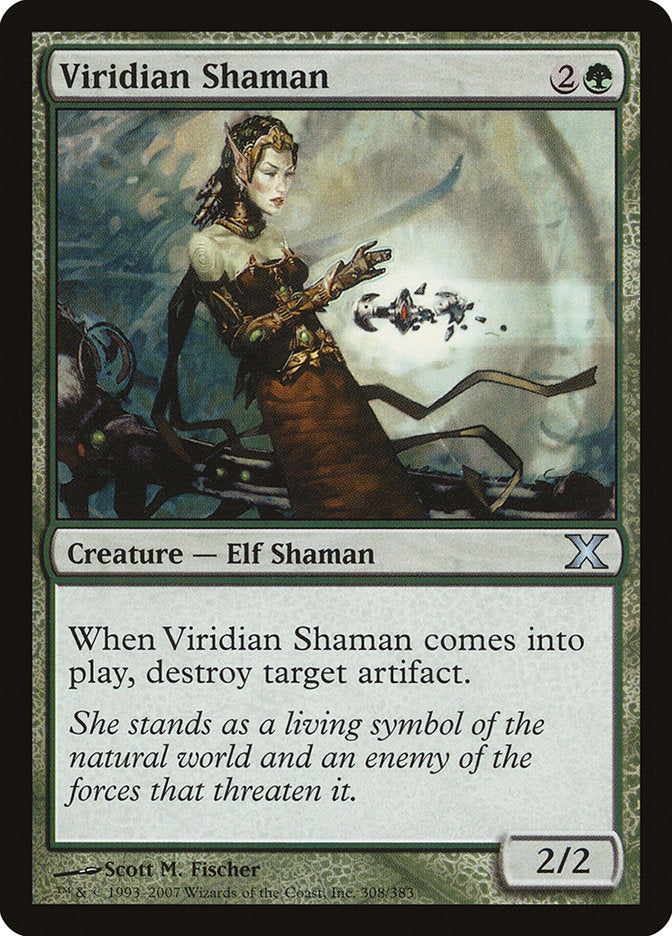 Viridian Shaman [Tenth Edition] | Fandemonia Ltd