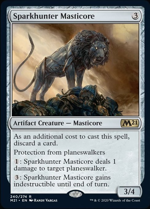 Sparkhunter Masticore [Core Set 2021] | Fandemonia Ltd