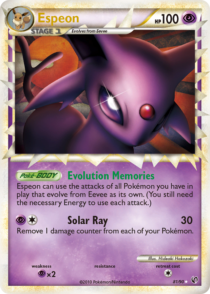 Espeon (81/90) [HeartGold & SoulSilver: Undaunted] | Fandemonia Ltd