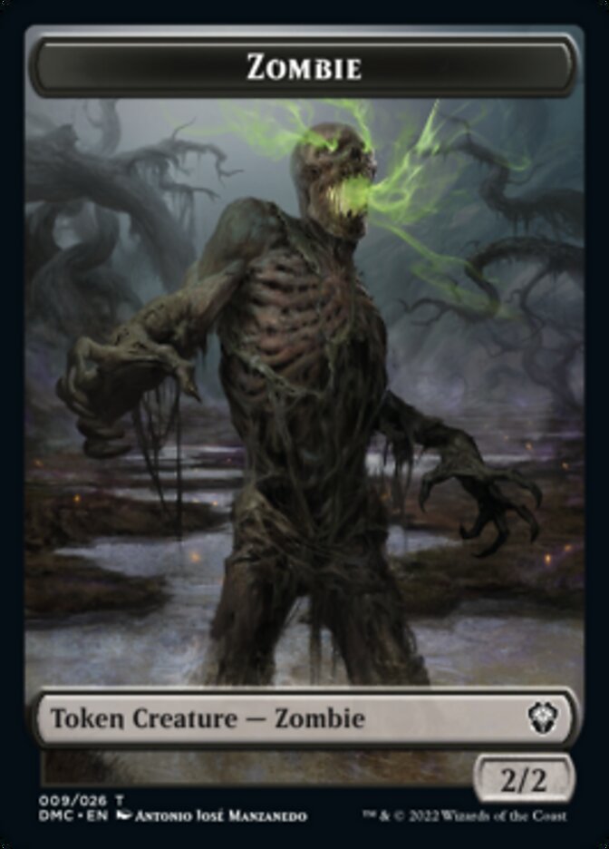 Soldier // Zombie Double-sided Token [Dominaria United Tokens] | Fandemonia Ltd