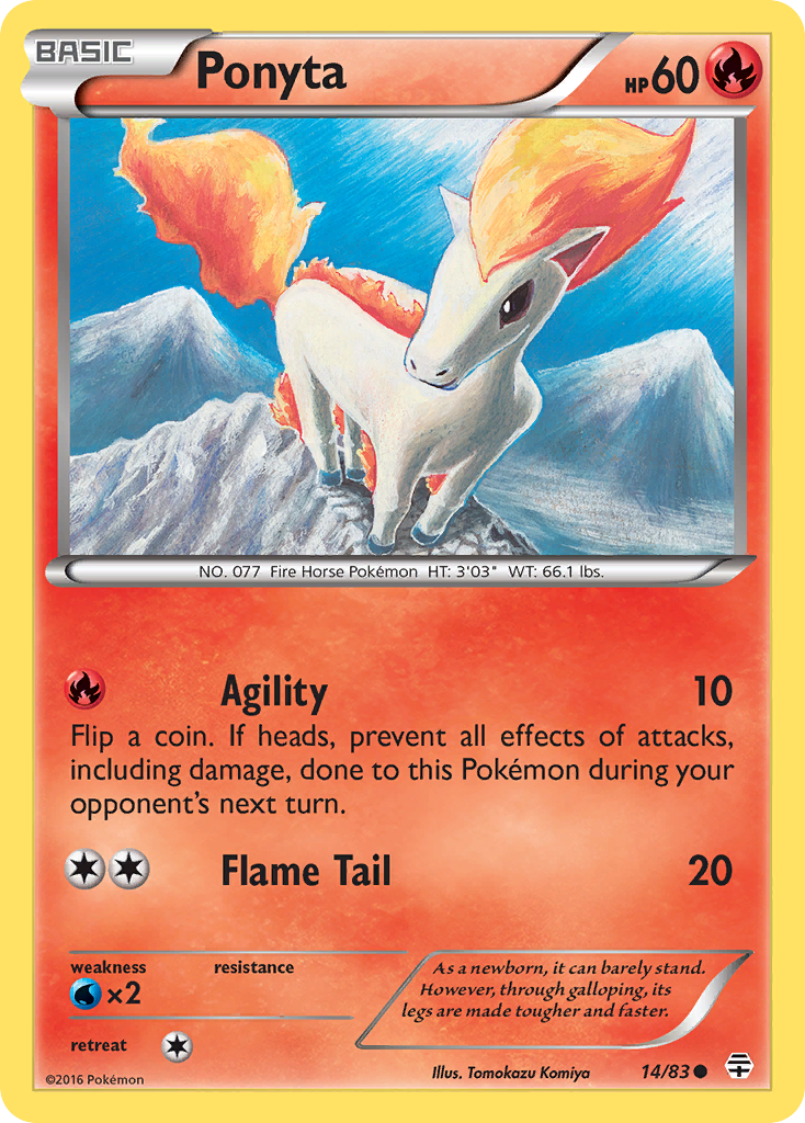 Ponyta (14/83) [XY: Generations] | Fandemonia Ltd