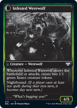 Infestation Expert // Infested Werewolf [Innistrad: Double Feature] | Fandemonia Ltd