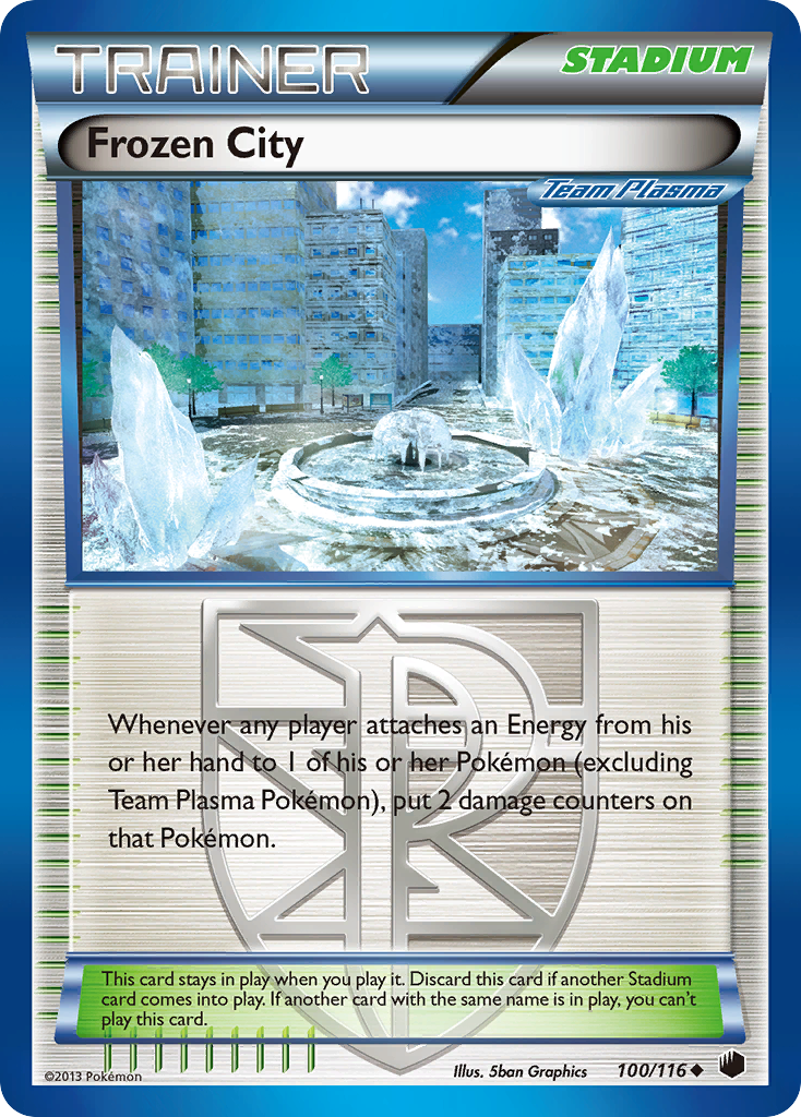 Frozen City (100/116) [Black & White: Plasma Freeze] | Fandemonia Ltd