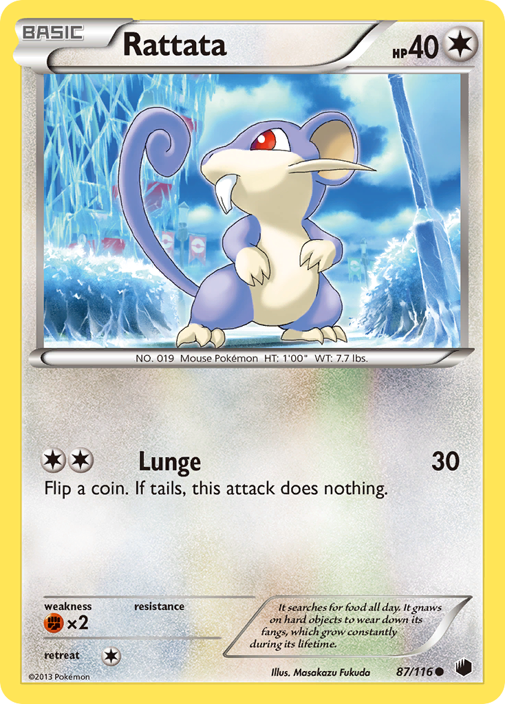 Rattata (87/116) [Black & White: Plasma Freeze] | Fandemonia Ltd