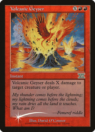 Volcanic Geyser [Friday Night Magic 2000] | Fandemonia Ltd