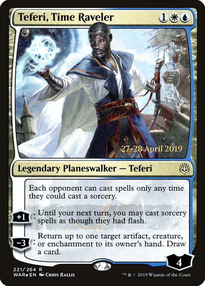 Teferi, Time Raveler  [War of the Spark Prerelease Promos] | Fandemonia Ltd