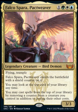 Falco Spara, Pactweaver (Promo Pack) [Streets of New Capenna Promos] | Fandemonia Ltd