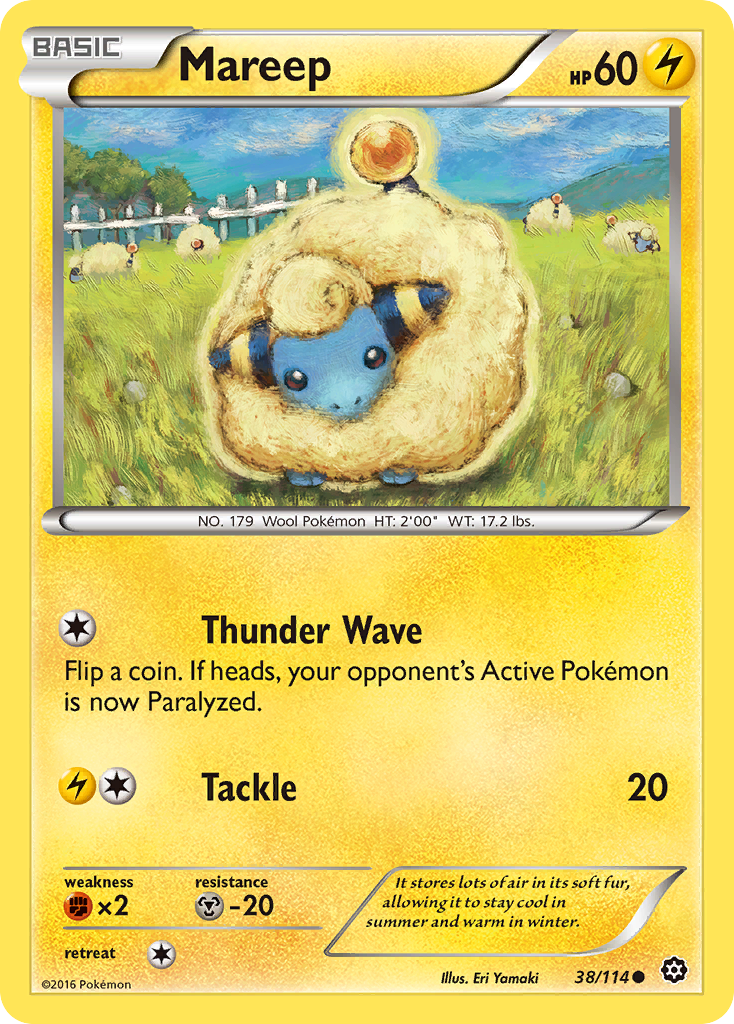 Mareep (38/114) [XY: Steam Siege] | Fandemonia Ltd