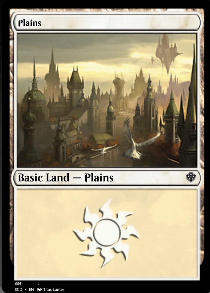 Plains (334) [Starter Commander Decks] | Fandemonia Ltd