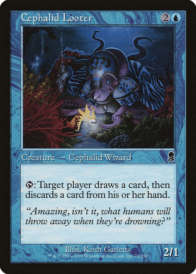 Cephalid Looter (Misprinted) [Odyssey] | Fandemonia Ltd