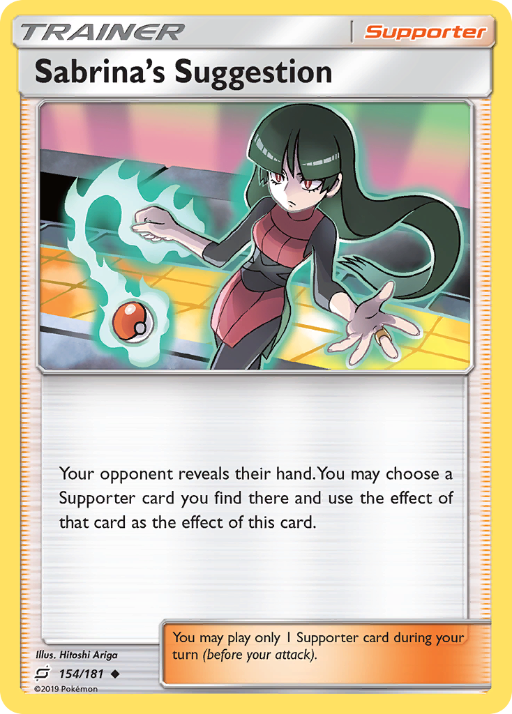 Sabrina's Suggestion (154/181) [Sun & Moon: Team Up] | Fandemonia Ltd