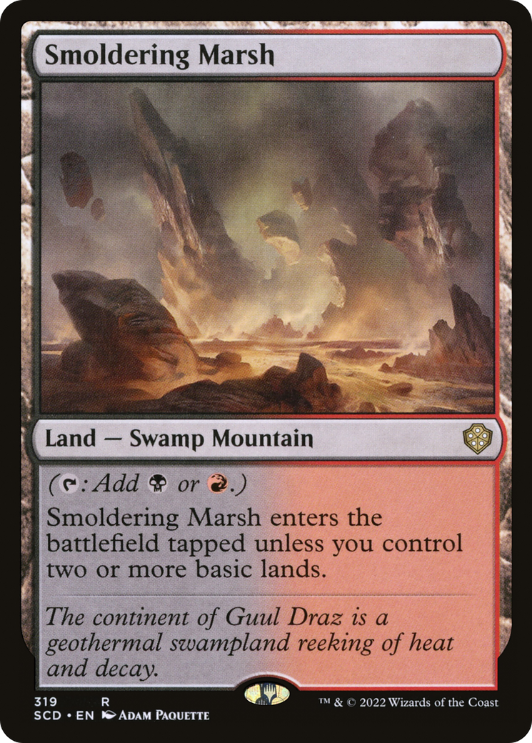 Smoldering Marsh [Starter Commander Decks] | Fandemonia Ltd