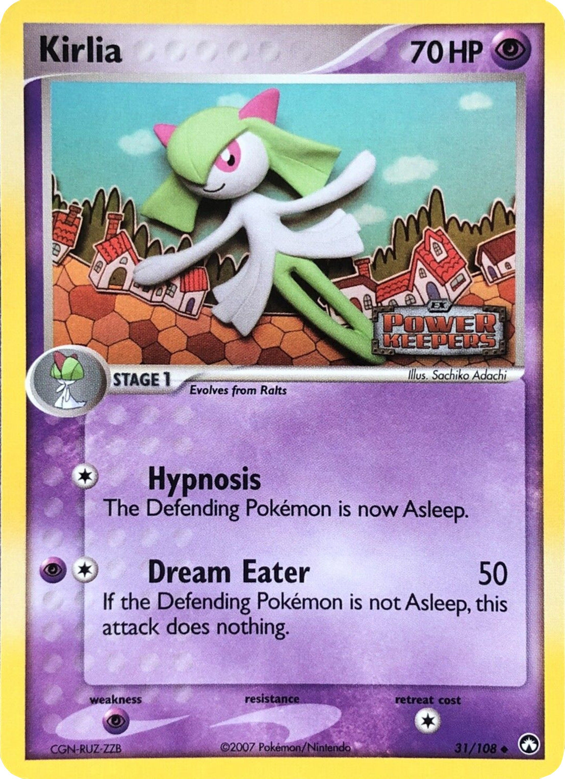 Kirlia (31/108) (Stamped) [EX: Power Keepers] | Fandemonia Ltd