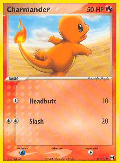 Charmander (58/112) [EX: FireRed & LeafGreen] | Fandemonia Ltd