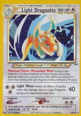 Light Dragonite (14/105) [Neo Destiny Unlimited] | Fandemonia Ltd