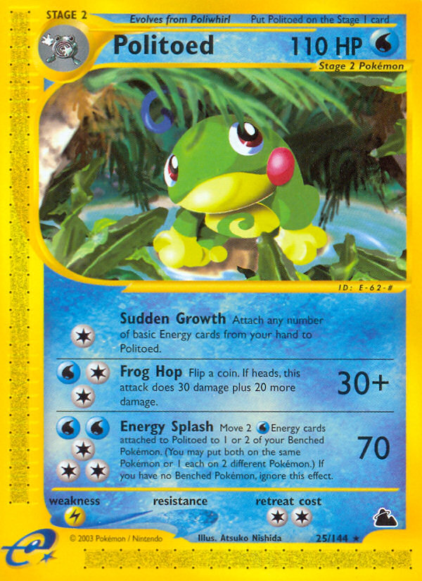 Politoed (25/144) [Skyridge] | Fandemonia Ltd