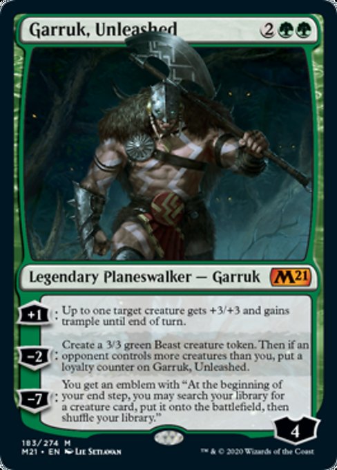 Garruk, Unleashed [Core Set 2021] | Fandemonia Ltd