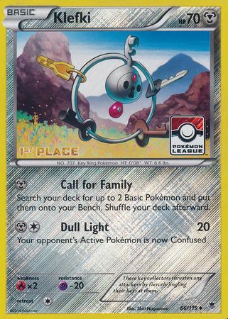 Klefki (66/119) (League Promo 1st Place) [XY: Phantom Forces] | Fandemonia Ltd