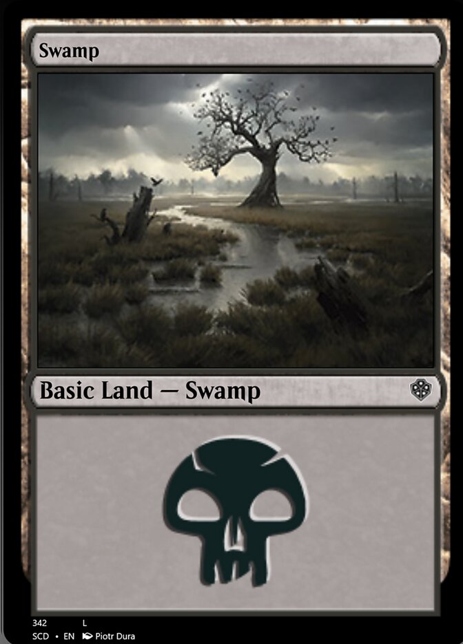 Swamp (342) [Starter Commander Decks] | Fandemonia Ltd