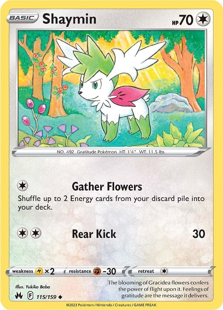 Shaymin (115/159) [Sword & Shield: Crown Zenith] | Fandemonia Ltd