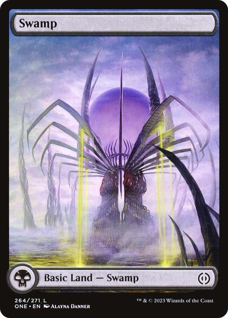 Swamp (264) (Full-Art) [Phyrexia: All Will Be One] | Fandemonia Ltd