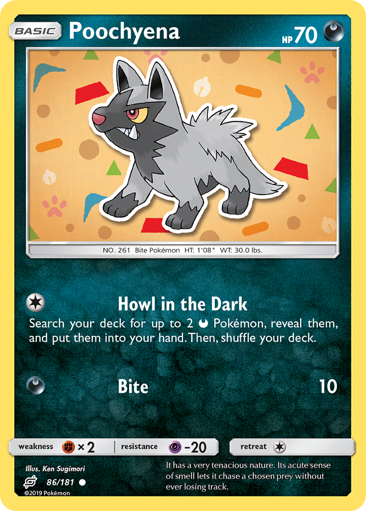 Poochyena (86/181) [Sun & Moon: Team Up] | Fandemonia Ltd