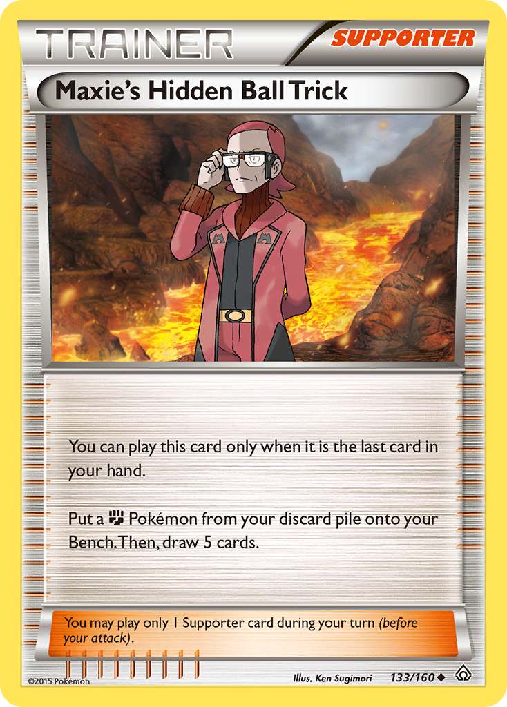 Maxie's Hidden Ball Trick (133/160) [XY: Primal Clash] | Fandemonia Ltd