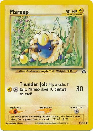 Mareep (58/75) [Neo Discovery Unlimited] | Fandemonia Ltd