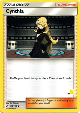 Cynthia (119/156) (Pikachu Stamp #24) [Battle Academy 2020] | Fandemonia Ltd