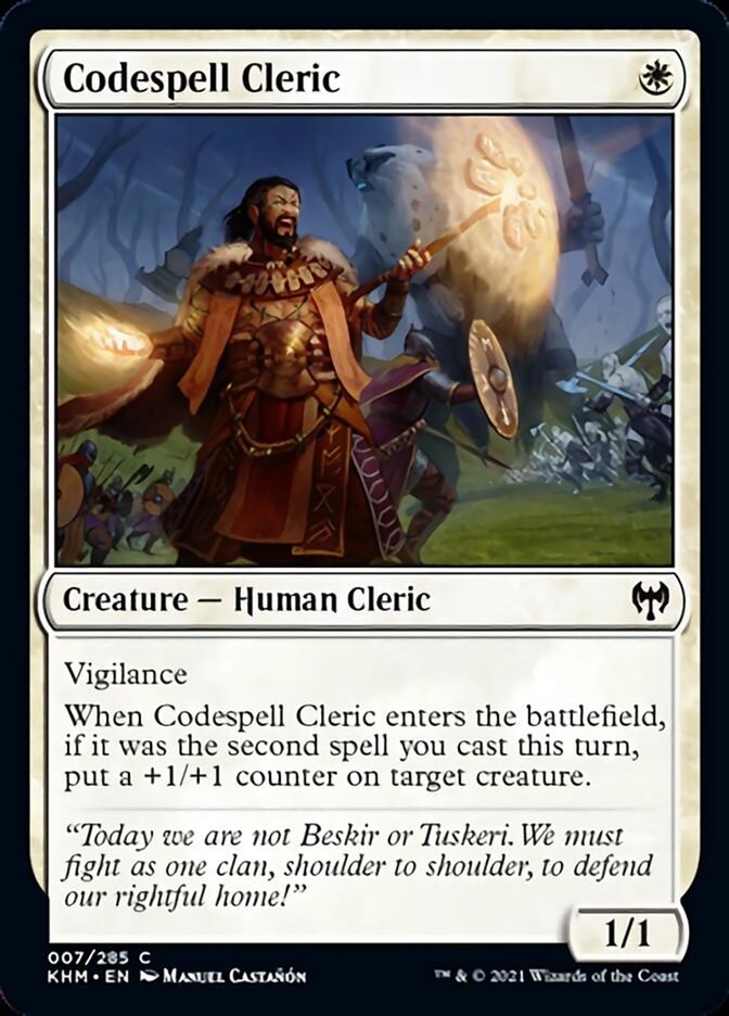 Codespell Cleric [Kaldheim] | Fandemonia Ltd