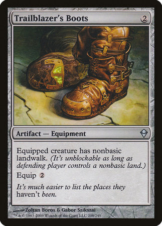 Trailblazer's Boots [Zendikar] | Fandemonia Ltd