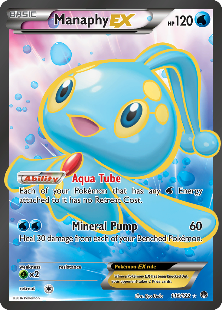 Manaphy EX (116/122) [XY: BREAKpoint] | Fandemonia Ltd