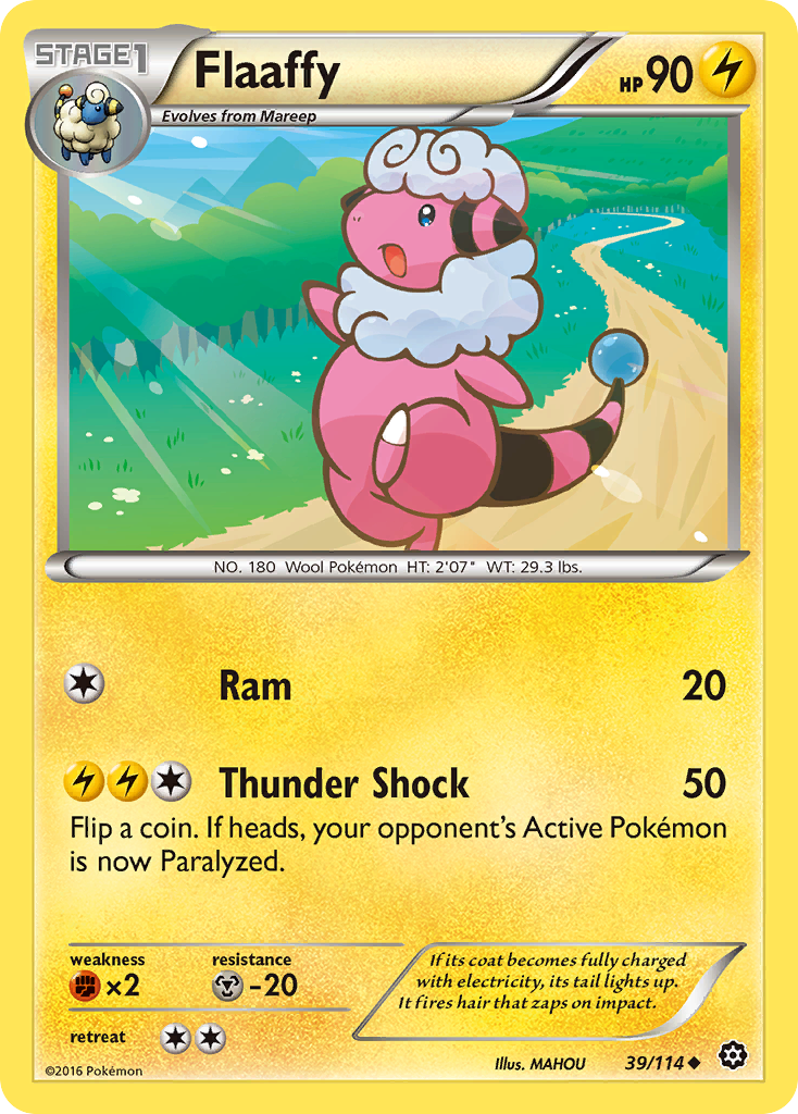 Flaaffy (39/114) [XY: Steam Siege] | Fandemonia Ltd