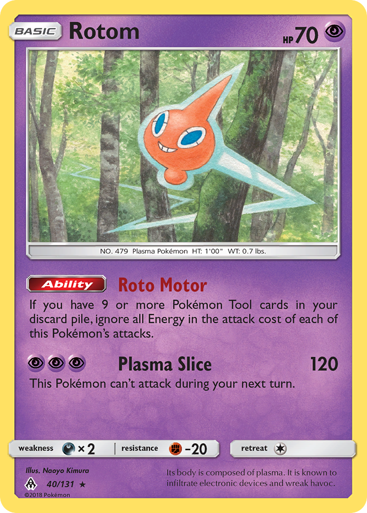 Rotom (40/131) [Sun & Moon: Forbidden Light] | Fandemonia Ltd