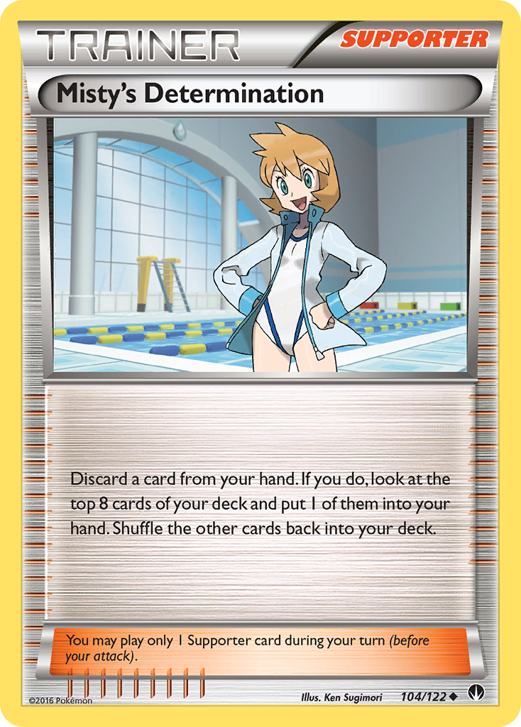 Misty's Determination (104/122) [XY: BREAKpoint] | Fandemonia Ltd