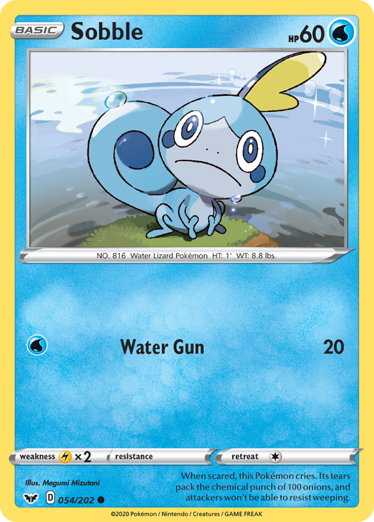 Sobble (054/202) [Sword & Shield: Base Set] | Fandemonia Ltd