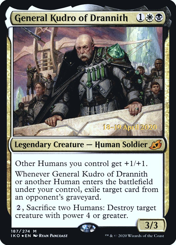 General Kudro of Drannith  [Ikoria: Lair of Behemoths Prerelease Promos] | Fandemonia Ltd