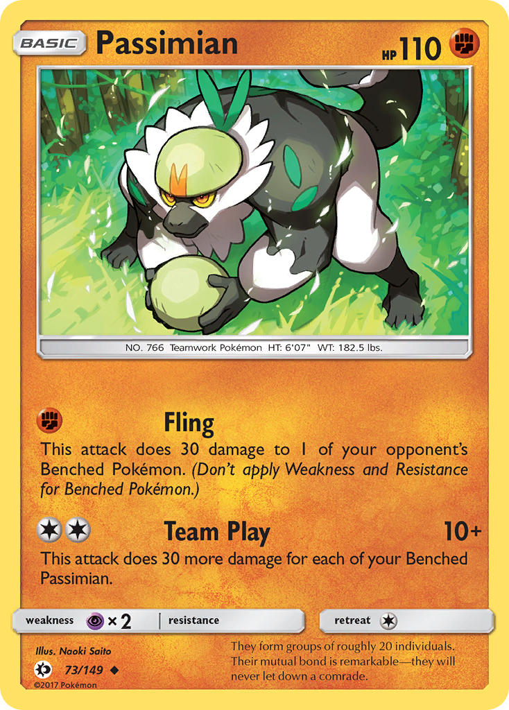 Passimian (73/149) [Sun & Moon: Base Set] | Fandemonia Ltd