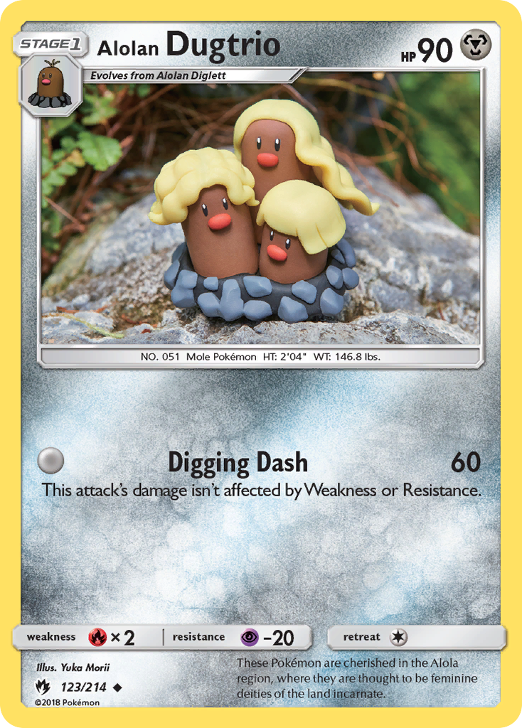 Alolan Dugtrio (123/214) [Sun & Moon: Lost Thunder] | Fandemonia Ltd