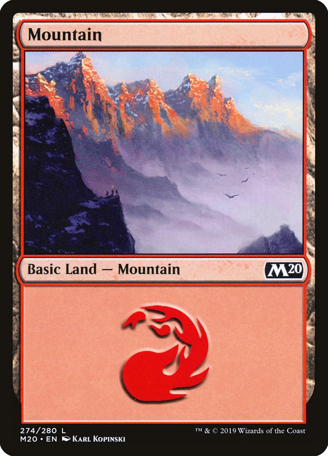 Mountain (#274) [Core Set 2020] | Fandemonia Ltd