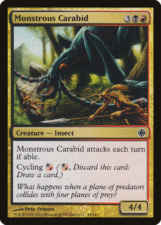 Monstrous Carabid [Alara Reborn] | Fandemonia Ltd