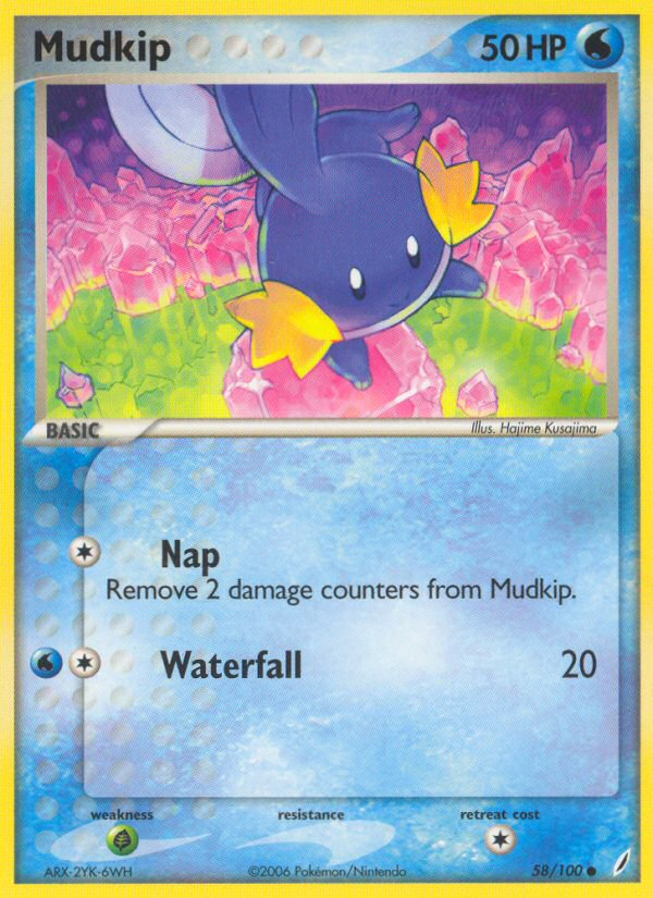 Mudkip (58/100) [EX: Crystal Guardians] | Fandemonia Ltd